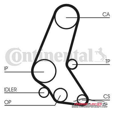 Achat de CONTITECH CT748K6 Kit de distribution pas chères