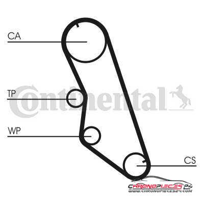 Achat de CONTITECH CT754WP1 Pompe à eau + kit de courroie de distribution pas chères