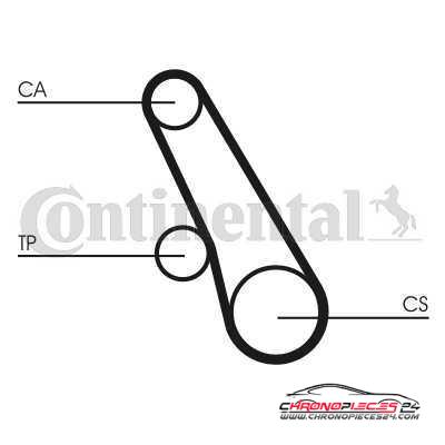 Achat de CONTITECH CT1109K1 Kit de distribution pas chères