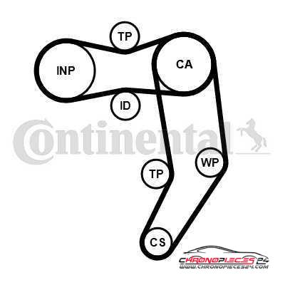 Achat de CONTITECH CT939K7PRO Kit de distribution pas chères