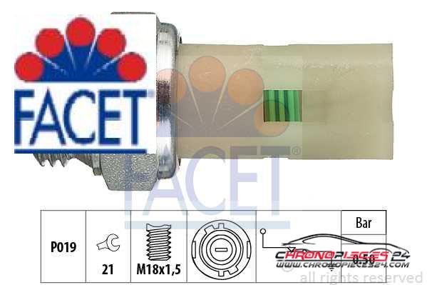 Achat de FACET 7.0075 Indicateur de pression d'huile pas chères