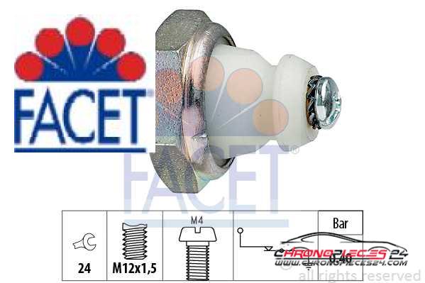 Achat de FACET 7.0098 Indicateur de pression d'huile pas chères