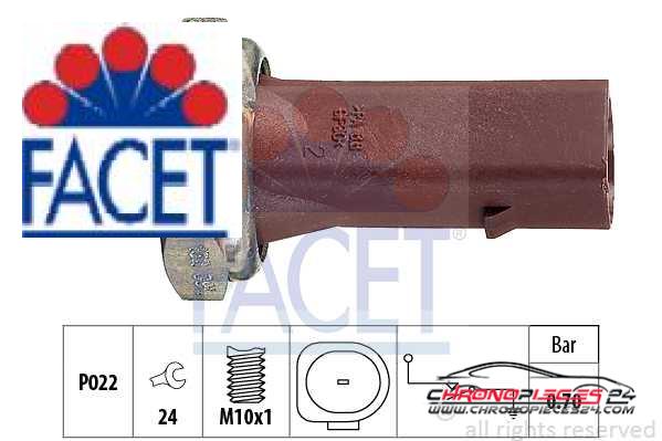 Achat de FACET 7.0132 Indicateur de pression d'huile pas chères