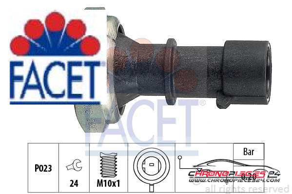 Achat de FACET 7.0170 Indicateur de pression d'huile pas chères