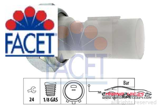 Achat de FACET 7.0182 Indicateur de pression d'huile pas chères