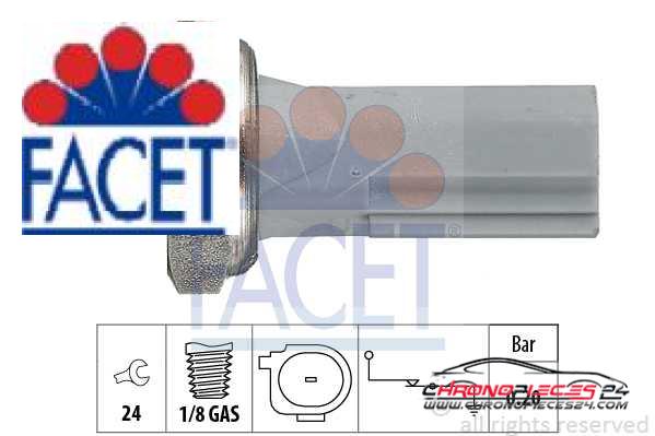 Achat de FACET 7.0187 Indicateur de pression d'huile pas chères