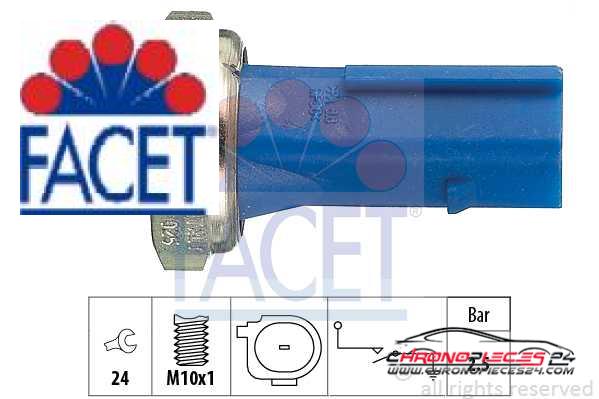 Achat de FACET 7.0192 Indicateur de pression d'huile pas chères