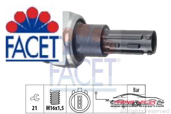 Achat de FACET 7.0203 Indicateur de pression d'huile pas chères