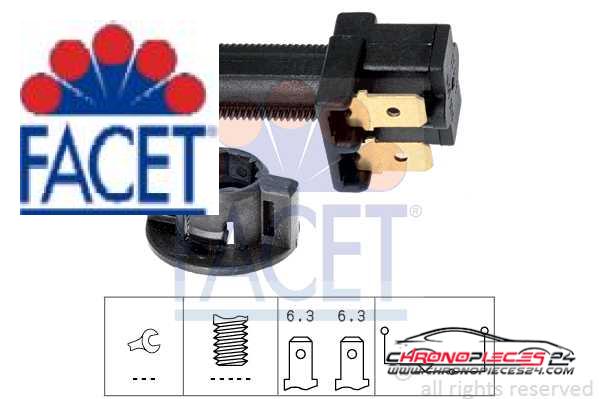 Achat de FACET 7.1041 Interrupteur des feux de freins pas chères