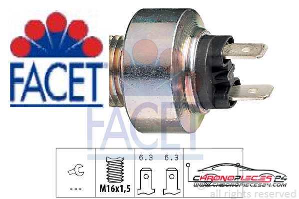 Achat de FACET 7.1201 Interrupteur des feux de freins pas chères