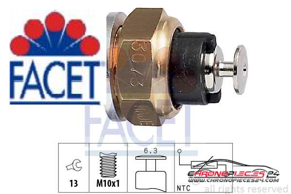 Achat de FACET 7.3073 Sonde de température, liquide de refroidissement pas chères