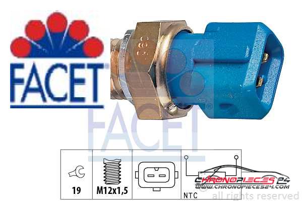 Achat de FACET 7.3128 Sonde de température, liquide de refroidissement pas chères