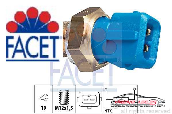 Achat de FACET 7.3143 Sonde de température, liquide de refroidissement pas chères