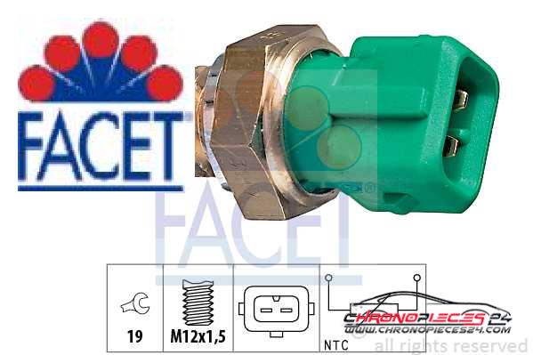 Achat de FACET 7.3147 Sonde de température, liquide de refroidissement pas chères