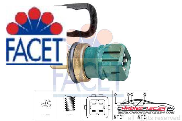 Achat de FACET 7.3260 Sonde de température, liquide de refroidissement pas chères