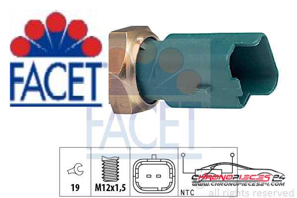 Achat de FACET 7.3261 Sonde de température, liquide de refroidissement pas chères