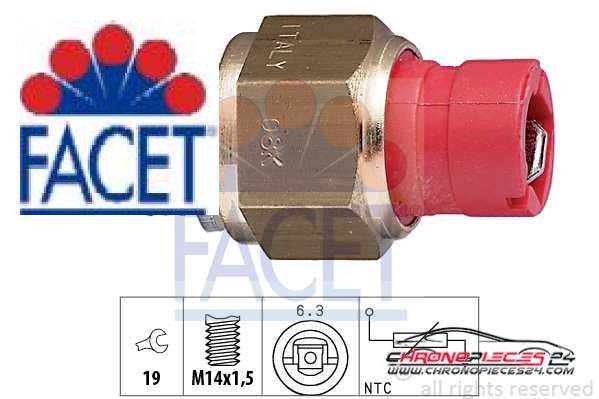 Achat de FACET 7.3267 Sonde de température, liquide de refroidissement pas chères