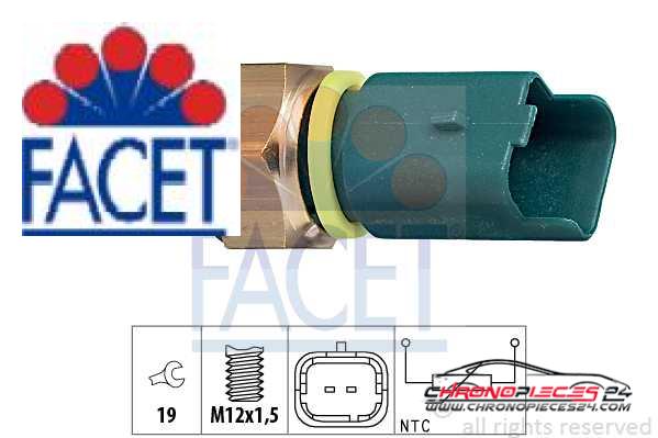 Achat de FACET 7.3276 Sonde de température, liquide de refroidissement pas chères