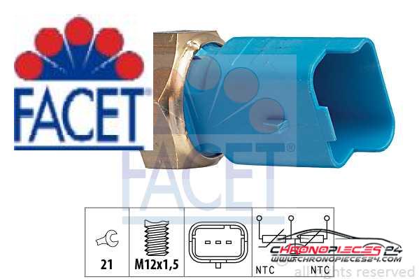 Achat de FACET 7.3291 Sonde de température, liquide de refroidissement pas chères