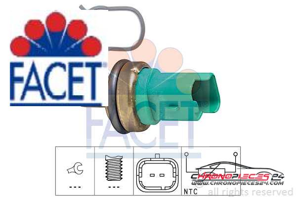 Achat de FACET 7.3292 Sonde de température, liquide de refroidissement pas chères