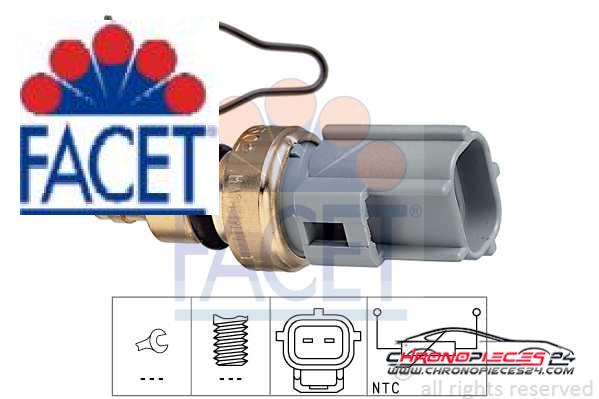 Achat de FACET 7.3302 Sonde de température, liquide de refroidissement pas chères