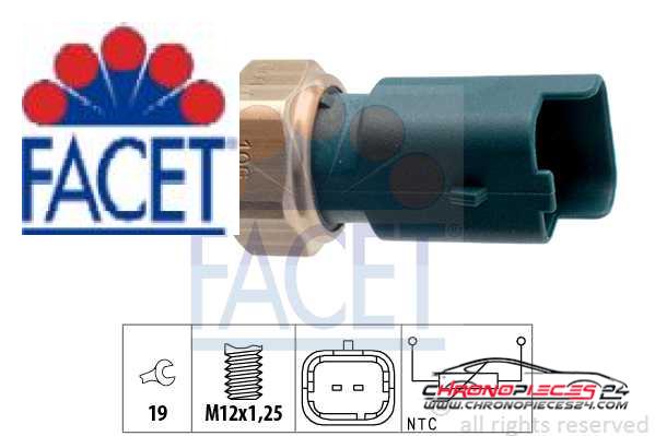 Achat de FACET 7.3317 Sonde de température, liquide de refroidissement pas chères