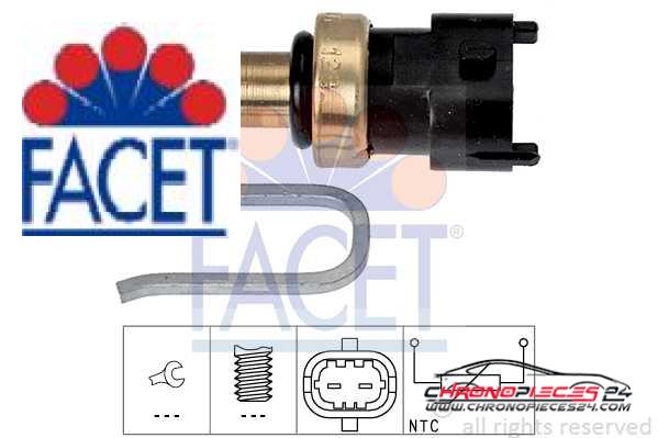 Achat de FACET 7.3357 Sonde de température, liquide de refroidissement pas chères