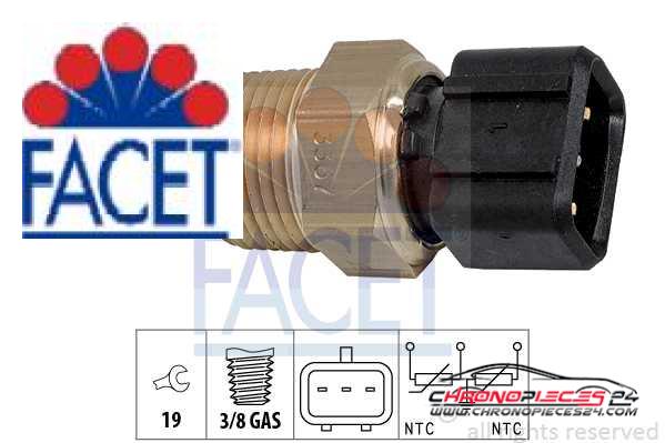 Achat de FACET 7.3367 Sonde de température, liquide de refroidissement pas chères