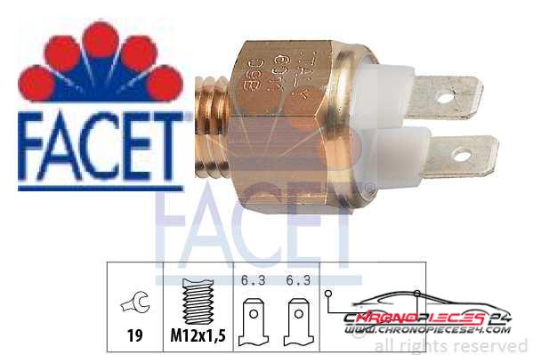 Achat de FACET 7.6011 Contacteur, feu de recul pas chères