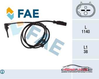 Achat de FAE 78084 Capteur, vitesse de roue pas chères