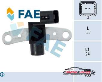 Achat de FAE 79252 Capteur d'angle, vilebrequin pas chères