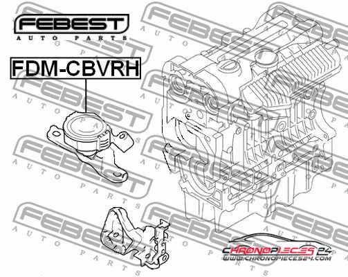 Achat de FEBEST FDM-CBVRH Support moteur pas chères