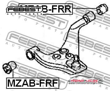 Achat de FEBEST MZAB-FRR Suspension, bras de liaison pas chères