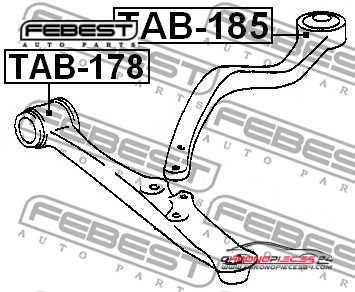 Achat de FEBEST TAB-185 Suspension, bras de liaison pas chères