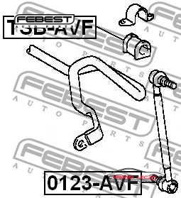 Achat de FEBEST TSB-AVF Suspension, stabilisateur pas chères