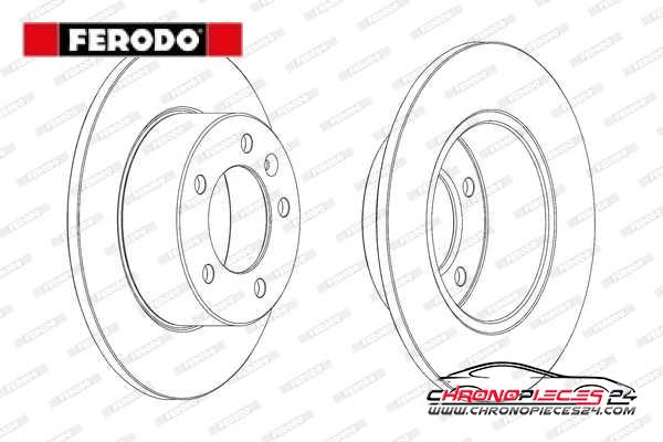 Achat de FERODO DDF1975C Disque de frein pas chères