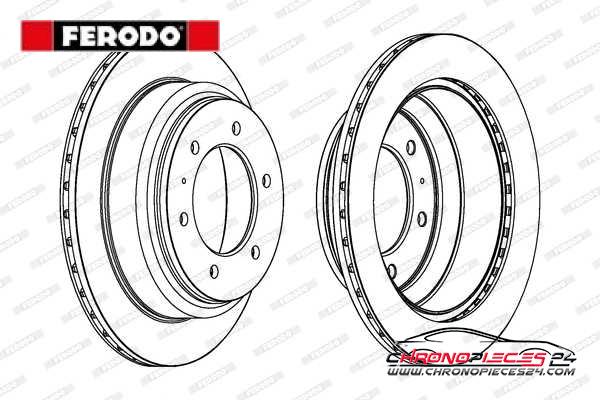 Achat de FERODO DDF695 Disque de frein pas chères