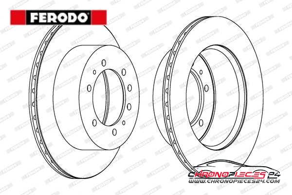 Achat de FERODO DDF976-1 Disque de frein pas chères