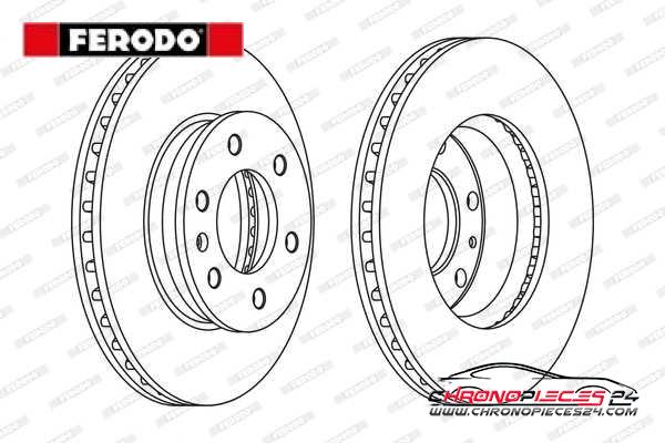 Achat de FERODO FCR310A Disque de frein pas chères
