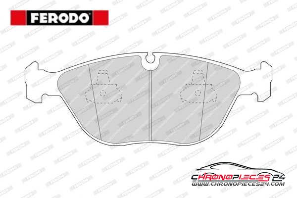 Achat de FERODO FDB1001 Kit de plaquettes de frein, frein à disque pas chères