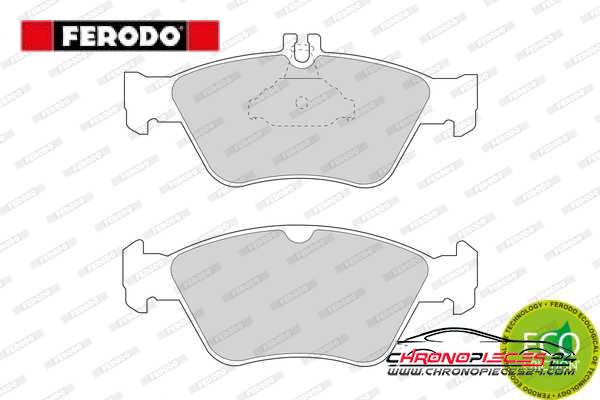 Achat de FERODO FDB1049 Kit de plaquettes de frein, frein à disque pas chères