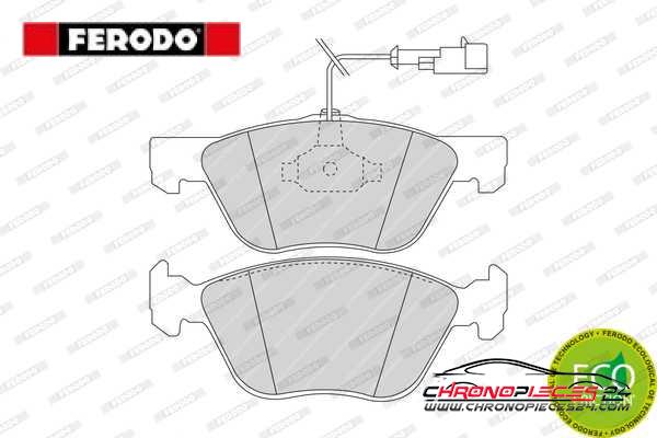 Achat de FERODO FDB1052 Kit de plaquettes de frein, frein à disque pas chères