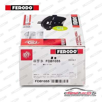 Achat de FERODO FDB1055 Kit de plaquettes de frein, frein à disque pas chères