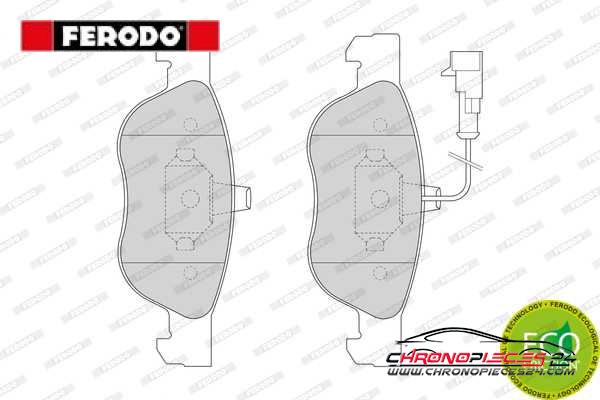 Achat de FERODO FDB1056 Kit de plaquettes de frein, frein à disque pas chères