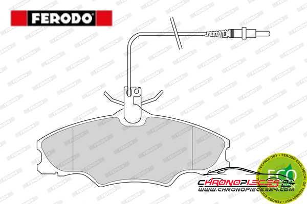 Achat de FERODO FDB1062 Kit de plaquettes de frein, frein à disque pas chères