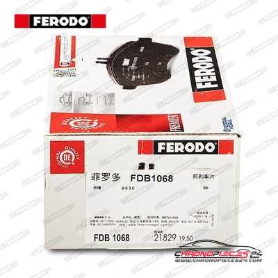 Achat de FERODO FDB1068 Kit de plaquettes de frein, frein à disque pas chères