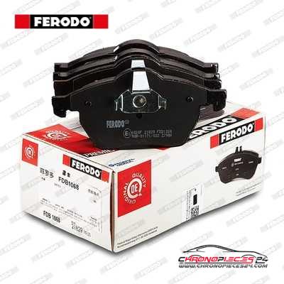 Achat de FERODO FDB1068 Kit de plaquettes de frein, frein à disque pas chères