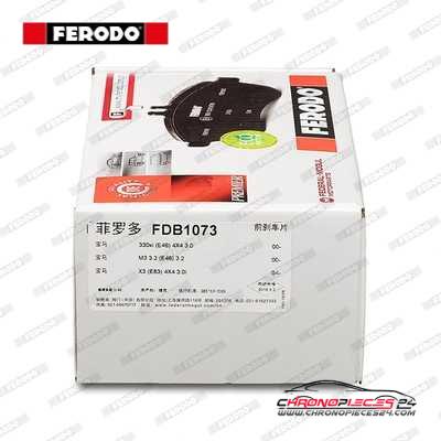 Achat de FERODO FDB1073 Kit de plaquettes de frein, frein à disque pas chères