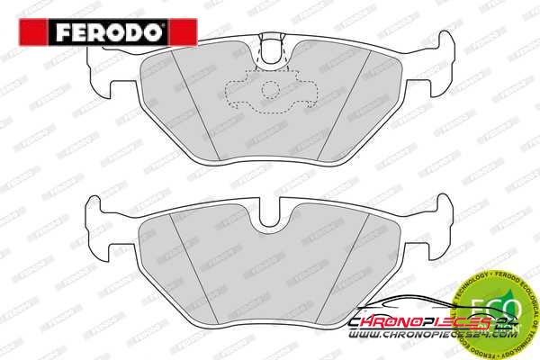 Achat de FERODO FDB1075 Kit de plaquettes de frein, frein à disque pas chères