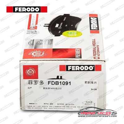 Achat de FERODO FDB1091 Kit de plaquettes de frein, frein à disque pas chères